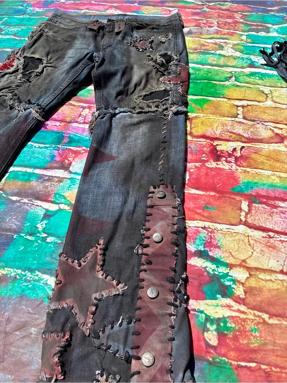 Goth Halloween horror zombie handmade costume - Picture 12 of 16